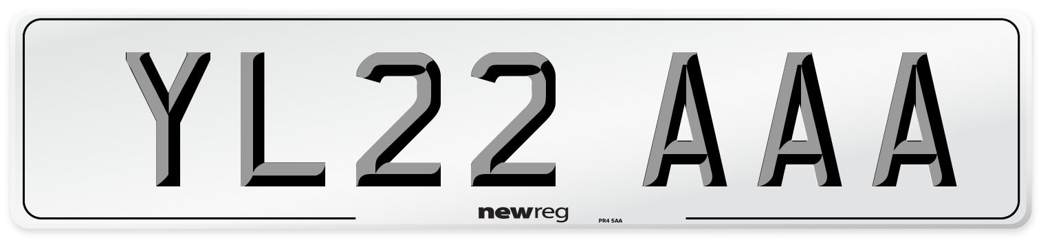 YL22 AAA Number Plate from New Reg